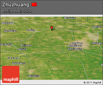 Satellite Panoramic Map of Zhuzhuang