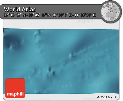Satellite 3D Map of the Area around 39° 30' 19" N, 11° 7' 30" E