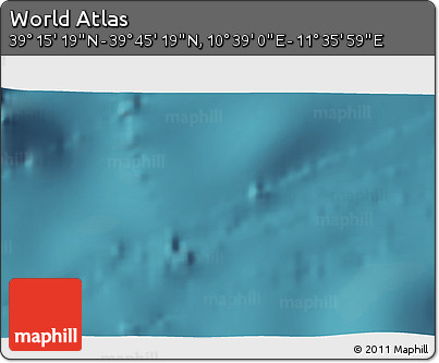Satellite 3D Map of the Area around 39° 30' 19" N, 11° 7' 30" E