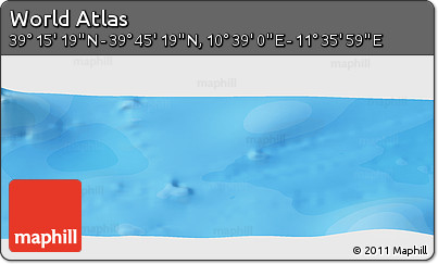 Political Panoramic Map of the Area around 39° 30' 19" N, 11° 7' 30" E