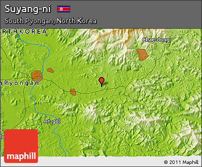Physical 3D Map of Suyang-ni