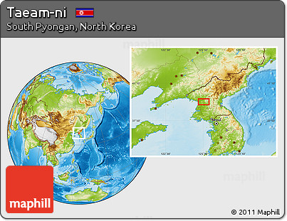 Physical Location Map of Taeam-ni