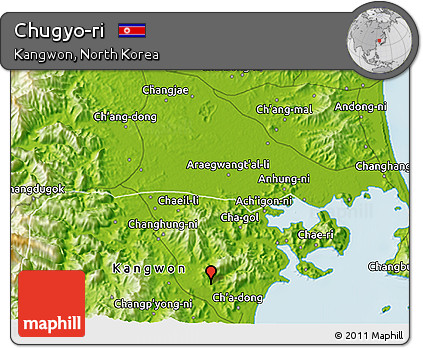 Physical 3D Map of Chugyo-ri