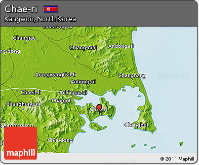 Physical 3D Map of Chae-ri