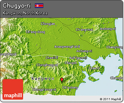 Physical 3D Map of Chugyo-ri