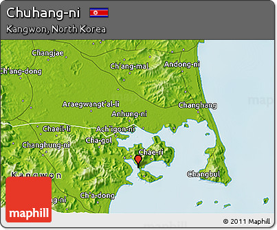 Physical 3D Map of Chuhang-ni