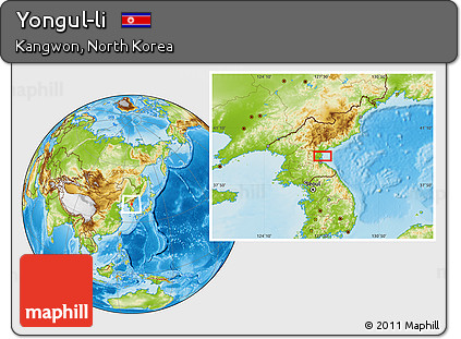 Physical Location Map of Yongul-li