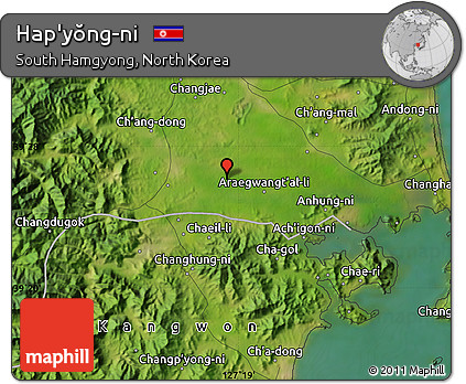 Satellite Map of Hap'yŏng-ni