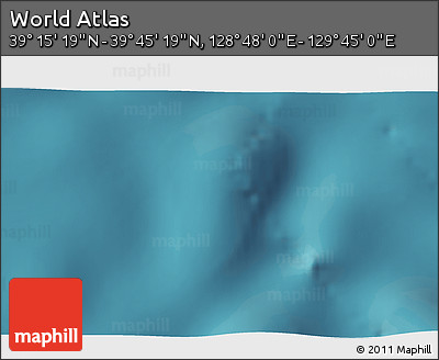 Satellite 3D Map of the Area around 39° 30' 19" N, 129° 16' 30" E