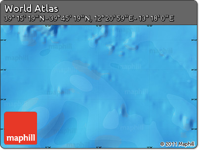 Political Map of the Area around 39° 30' 19" N, 12° 49' 29" E
