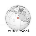 Outline Map of the Area around 39° 30' 19" N, 131° 40' 30" W, rectangular outline