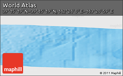 Political Panoramic Map of the Area around 39° 30' 19" N, 142° 52' 30" E