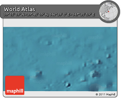 Satellite 3D Map of the Area around 39° 30' 19" N, 147° 7' 30" E
