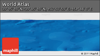 Political Panoramic Map of the Area around 39° 30' 19" N, 157° 19' 29" E