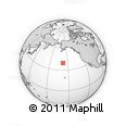 Outline Map of the Area around 39° 30' 19" N, 158° 1' 30" W, rectangular outline