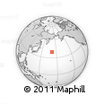 Outline Map of the Area around 39° 30' 19" N, 170° 55' 30" E, rectangular outline