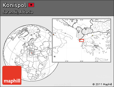 Blank Location Map of Konispol