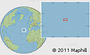 Savanna Style Location Map of the area around 39° 30' 19" N, 22° 52' 30" W