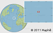 Savanna Style Location Map of the area around 39° 30' 19" N, 24° 34' 30" W