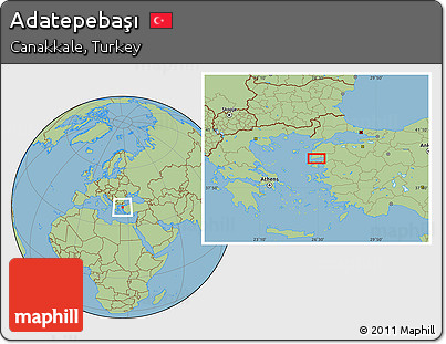 Savanna Style Location Map of Adatepebaşı