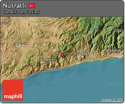 Satellite Map of Nusratlı