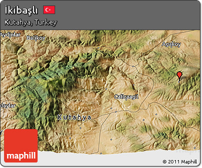 Satellite 3D Map of İkibaşlı