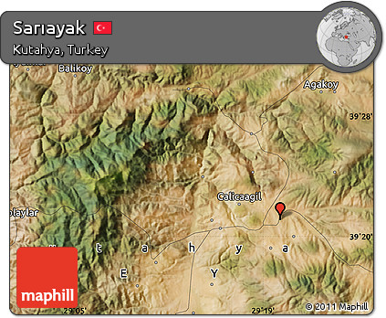 Satellite Map of Sarıayak