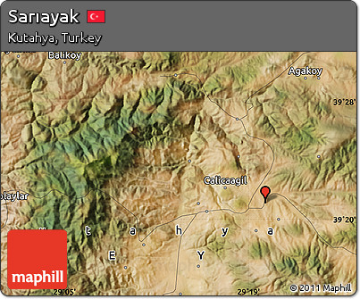 Satellite Map of Sarıayak