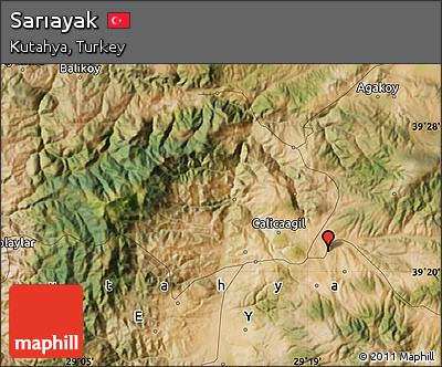 Satellite Map of Sarıayak