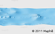 Shaded Relief Panoramic Map of the area around 39° 30' 19" N, 28° 49' 30" W