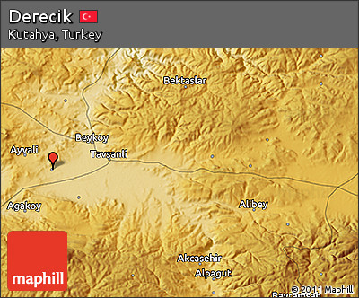 Physical 3D Map of Derecik