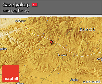 Physical 3D Map of Gazelyakup