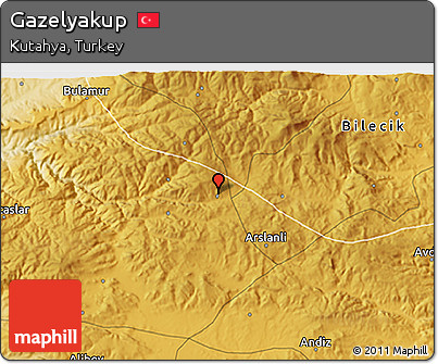 Physical 3D Map of Gazelyakup