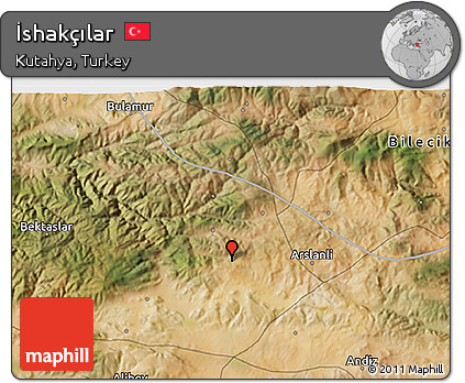 Satellite 3D Map of İshakçılar