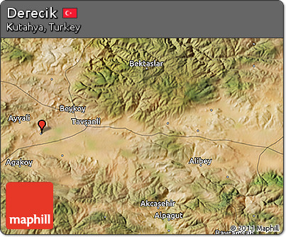 Satellite 3D Map of Derecik
