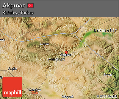 Satellite 3D Map of Akpınar