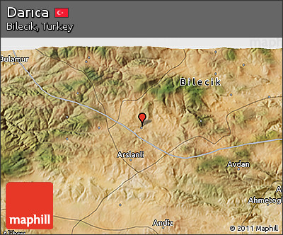 Satellite 3D Map of Darıca