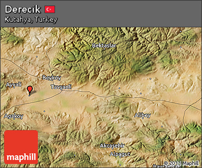 Satellite 3D Map of Derecik