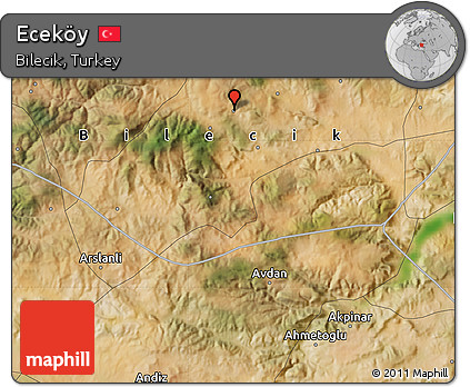 Satellite Map of Eceköy