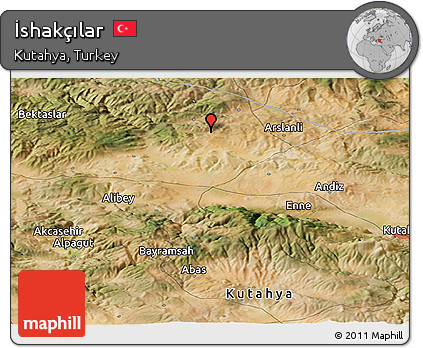 Satellite Panoramic Map of İshakçılar