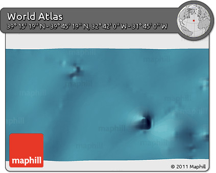Satellite 3D Map of the Area around 39° 30' 19" N, 32° 13' 30" W