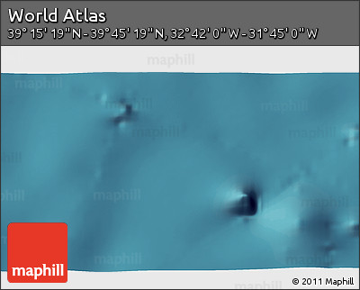 Satellite 3D Map of the Area around 39° 30' 19" N, 32° 13' 30" W
