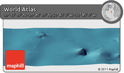 Satellite Panoramic Map of the Area around 39° 30' 19" N, 32° 13' 30" W