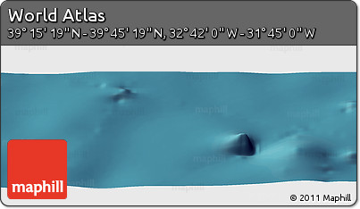 Satellite Panoramic Map of the Area around 39° 30' 19" N, 32° 13' 30" W