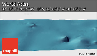 Satellite Panoramic Map of the Area around 39° 30' 19" N, 32° 13' 30" W