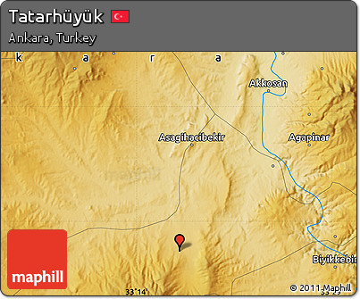Physical Map of Tatarhüyük