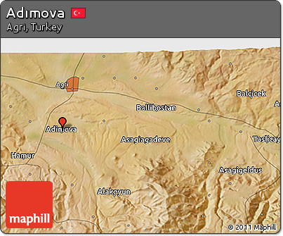 Satellite 3D Map of Adımova
