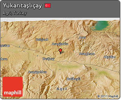 Satellite 3D Map of Yukarıtaşlıçay