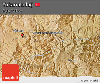 Satellite 3D Map of Yukarıaladağ
