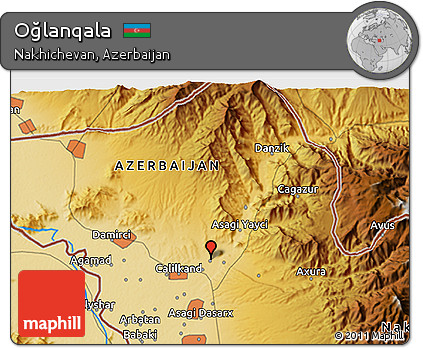 Physical 3D Map of Oğlanqala